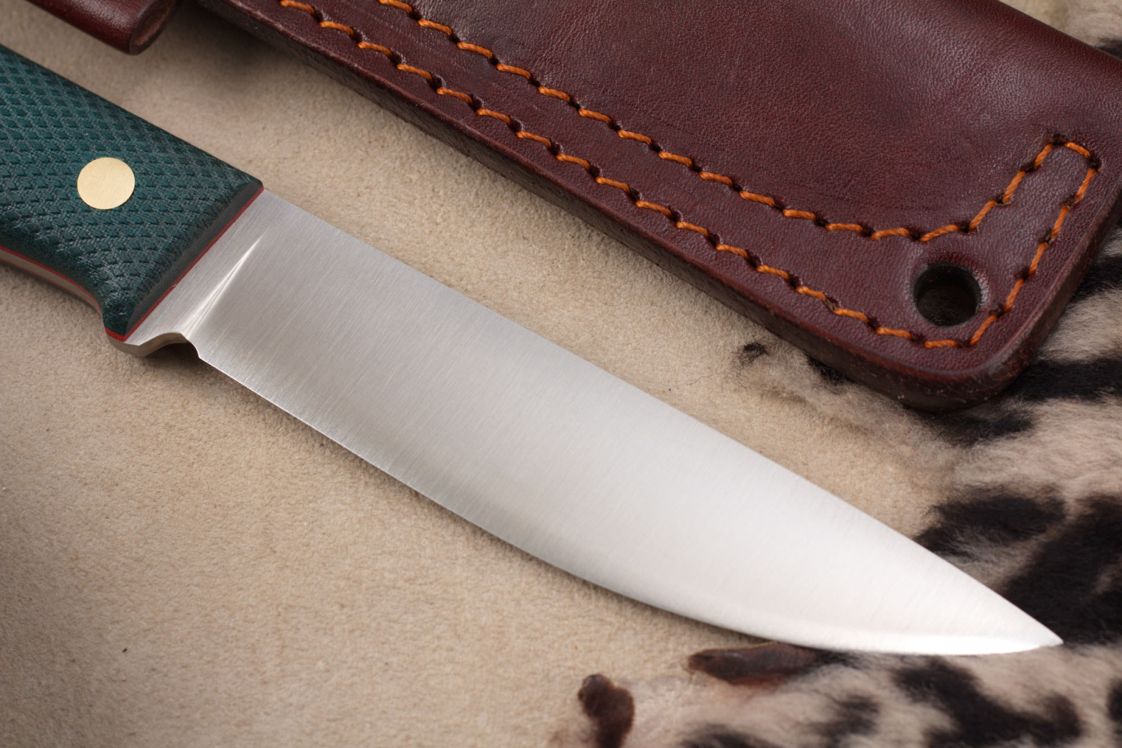 Нож Росомаха CPR изумруд конвекс Южный Крест