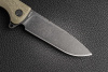 Нож Wocket blackwash WKFRNOLBW сталь 8Cr14MoV рукоять Olive FRN