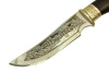 Нож Рысь - граб/мельхиор Беркут Кизляр