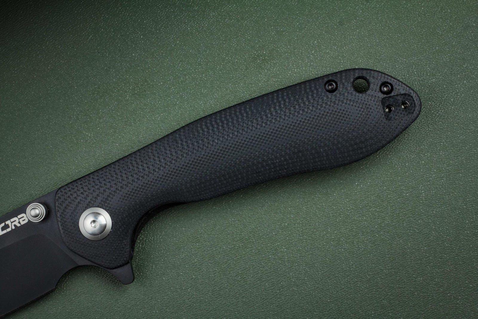 Складной нож CJRB Scoria PVD сталь AR-RPM9, рукоять Black G10