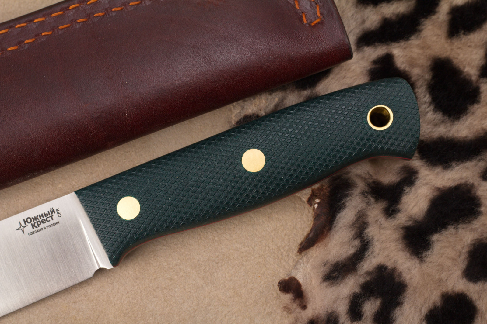 Нож Модель Х CPR изумруд конвекс Южный Крест