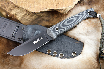 Нож Nikki D2 T Black Titanium