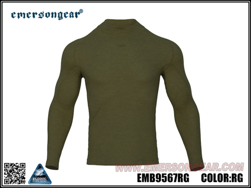 Тренировочная футболка с длинным рукавом Emersongear BlueLabel "Marsh Frog"