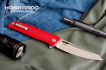 Нож складной Rapid (Рапид) D2 G10 красные плашки Кизляр