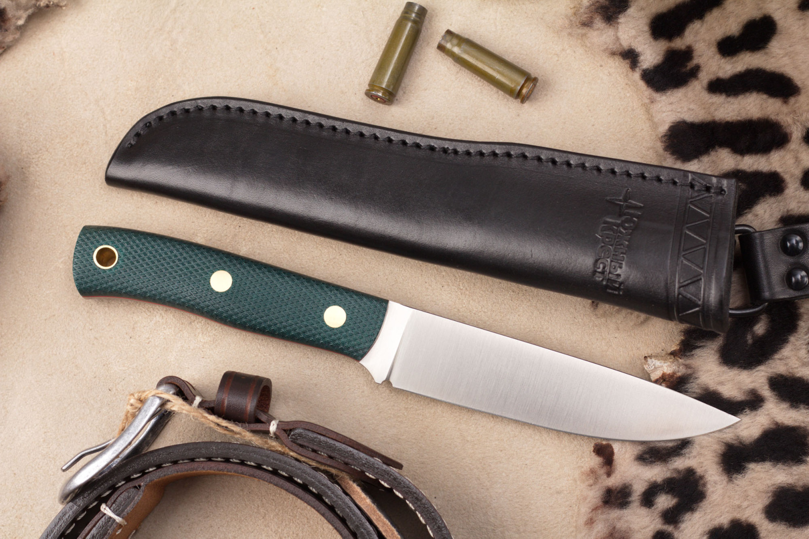 Нож ТКК N690 изумруд конвекс Южный Крест