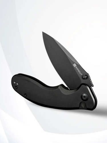 Складной нож Sencut Cybrix black сталь 9Cr18MoV, рукоять Black Aluminum