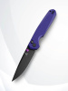 Нож Bestechman Velix Black PVD сталь 14C28N рукоять Purple G10