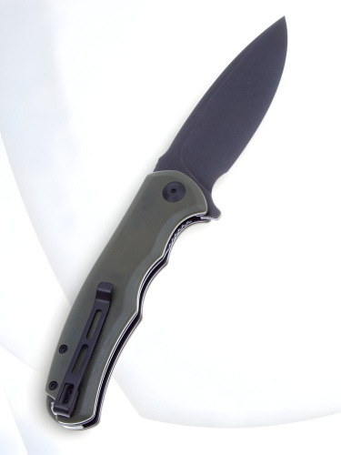 Складной нож CIVIVI Praxis Blackwash сталь 9Cr18MoV, рукоять OD Green G10 Складной нож CIVIVI Praxis Blackwash сталь 9Cr18MoV, рукоять OD Green G10