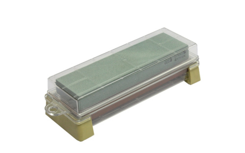 Японский комбинированный точильный водный камень 220/880 на подставке Suehiro SH/W-41