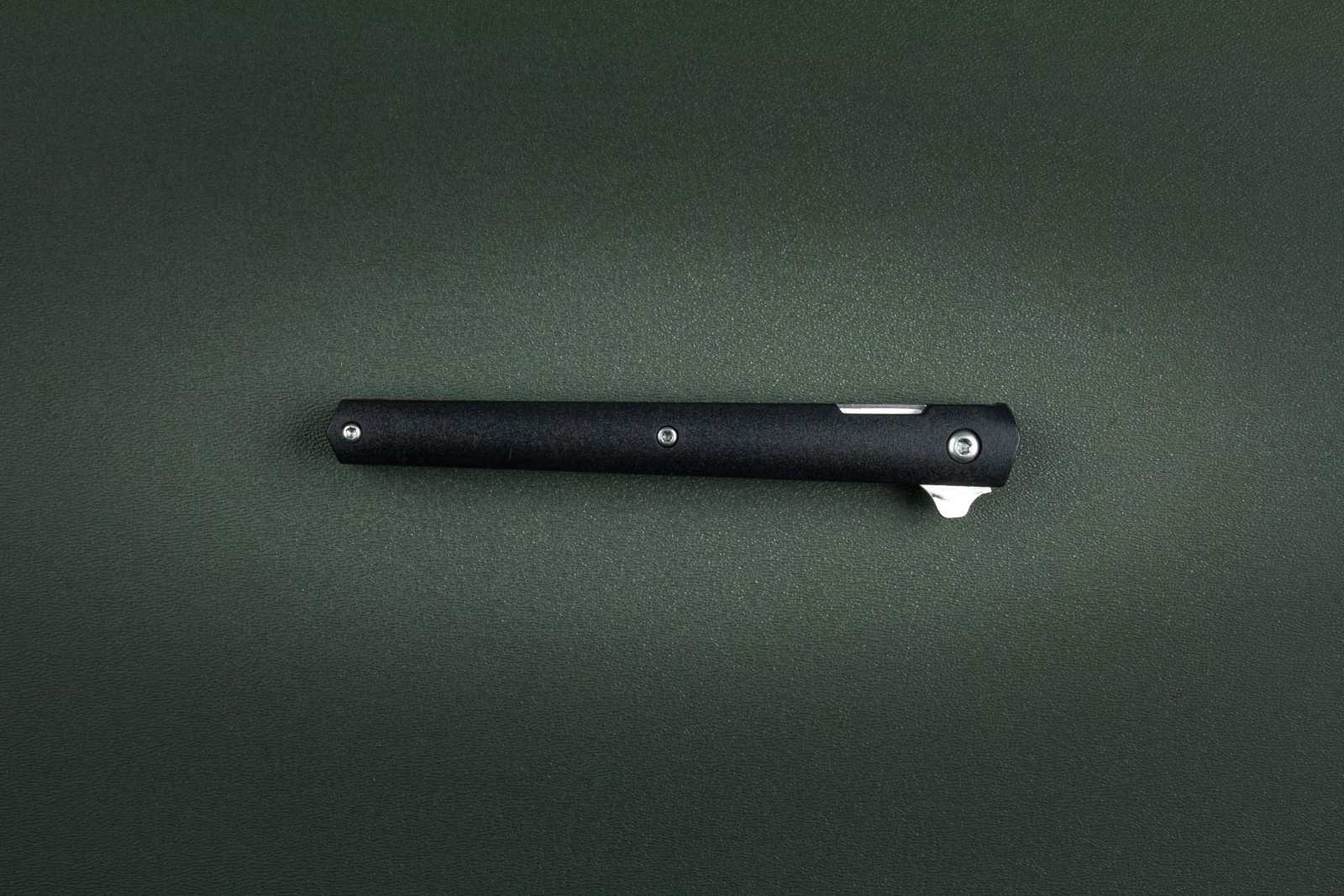 Нож складной Стилет М390 пластик черный