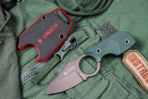 Нож шейный Amigo X D2 GT Gray