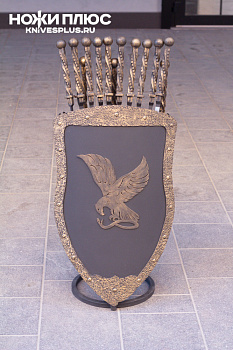 Набор каминный Щит с орлом