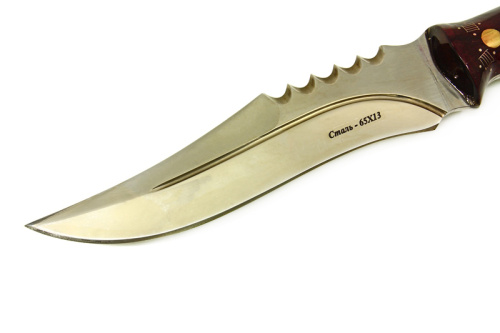 Нож Хищник - насечка Беркут Кизляр