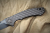 Складной нож ZT 0450CF Sinkevich Flipper DLC сталь CPM-S35VN, рукоять карбон/титан