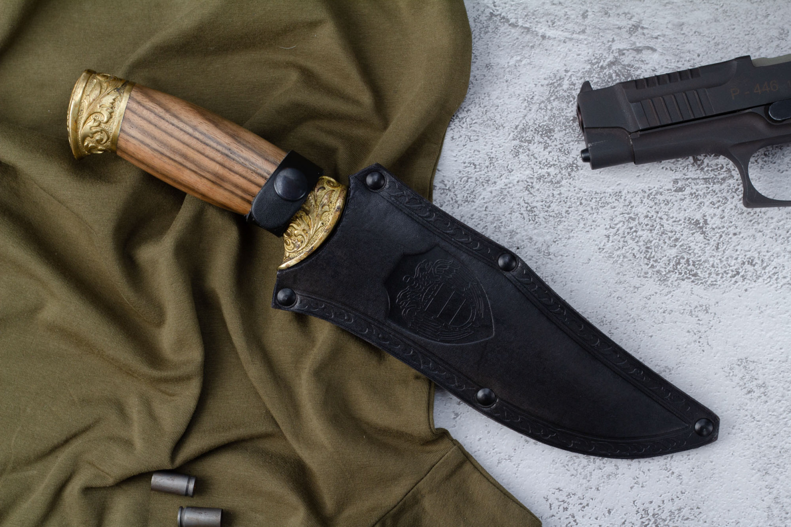 Нож Скорпион Малый Латунь с символикой ФСО Кизляр Нож Скорпион Малый Латунь с символикой ФСО Кизляр