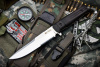 Нож Alpha AUS-8 Stonewash Serrated Kraton