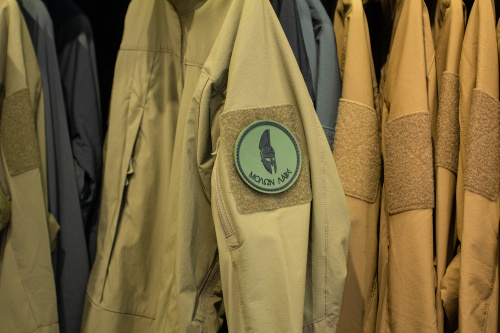 Нашивка из ПВХ Molon Labe 80х80 олива