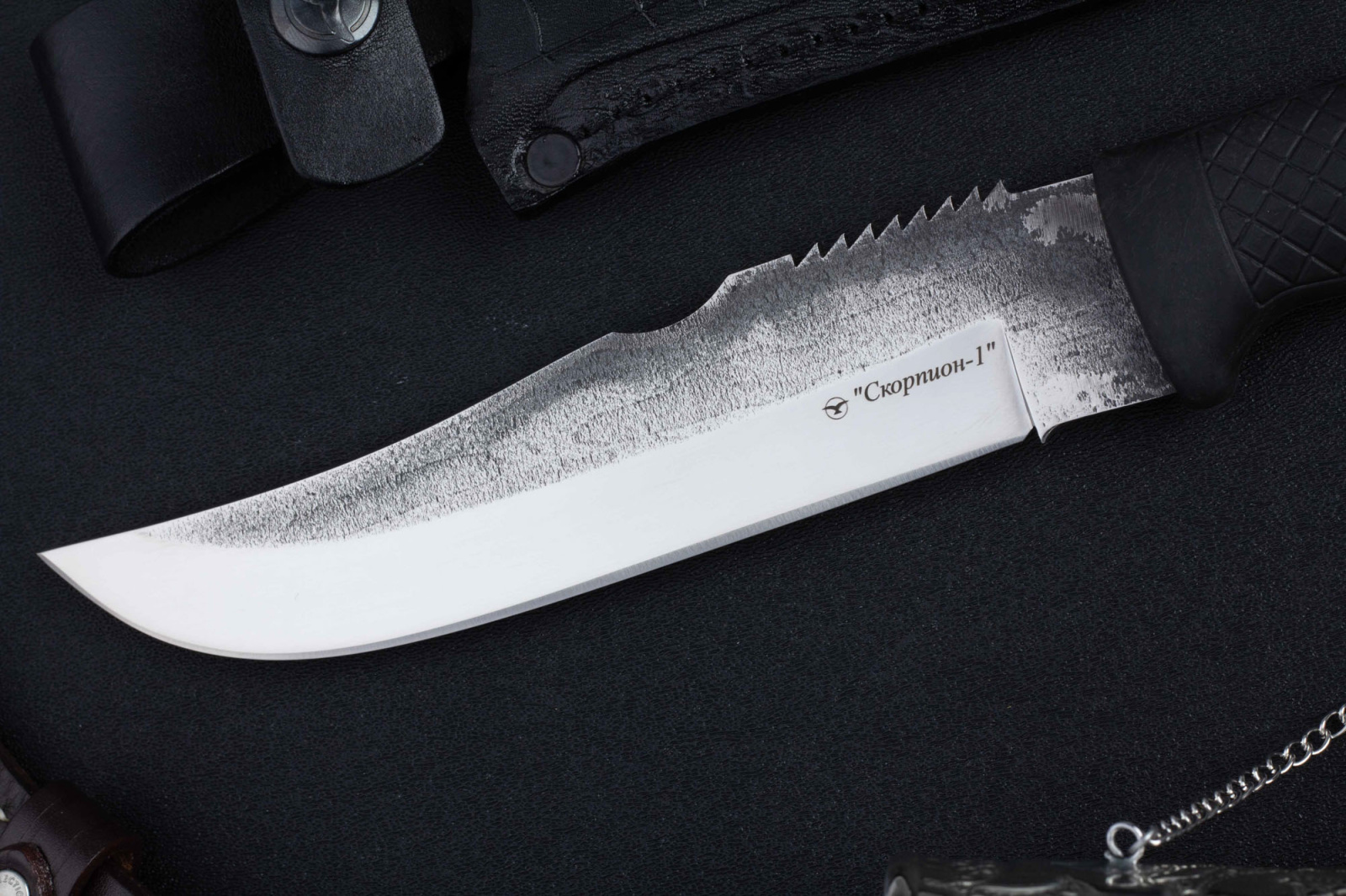 Нож Скорпион -1 65х13 резина Беркут