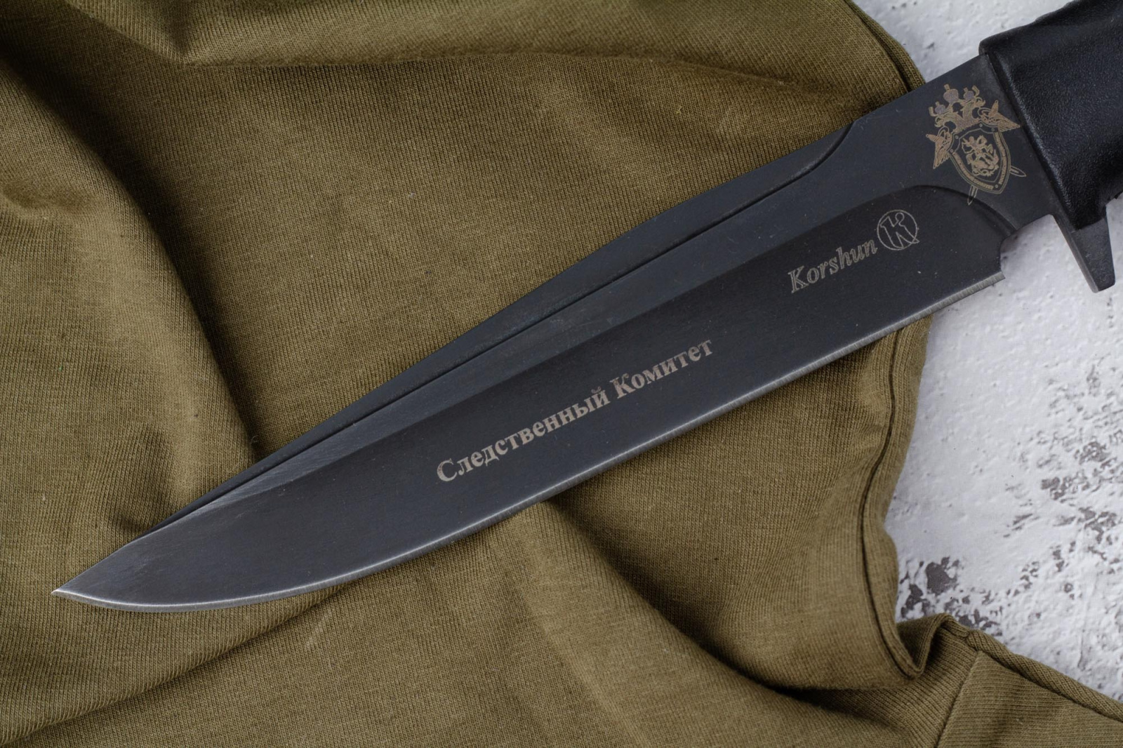 Нож Коршун с символикой Следственный комитет Нож Коршун с символикой Следственный комитет