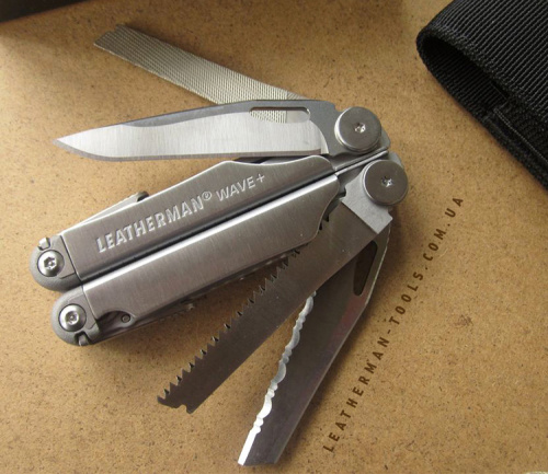 Мультитул Leatherman Wave Plus (832524) 17функц. серебристый