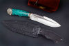 Нож Спецназ Х12МФ Акрил Зеленый