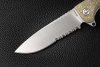 Складной нож Daggerr Wocket serrated stonewash олива Складной нож Daggerr Wocket serrated stonewash олива