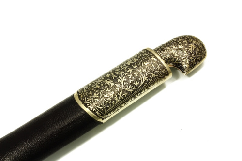 Шашка сувенирная (кожа мельхиор) модель №2 (утоп) беркут