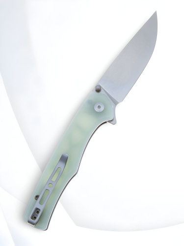 Складной нож Sencut Crowley Stonewash сталь D2, рукоять Natural G10