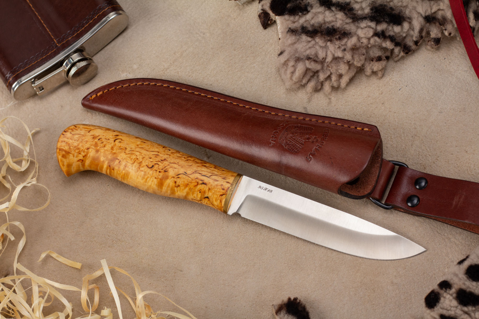 Нож Tapio - 95х18 к.б.Северная корона