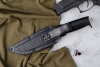 Нож Ш-5 Кожа с символикой Министерство обороны