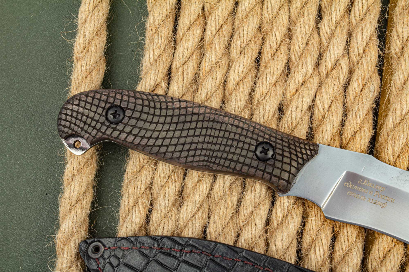 Нож Терек -Х12мф орех