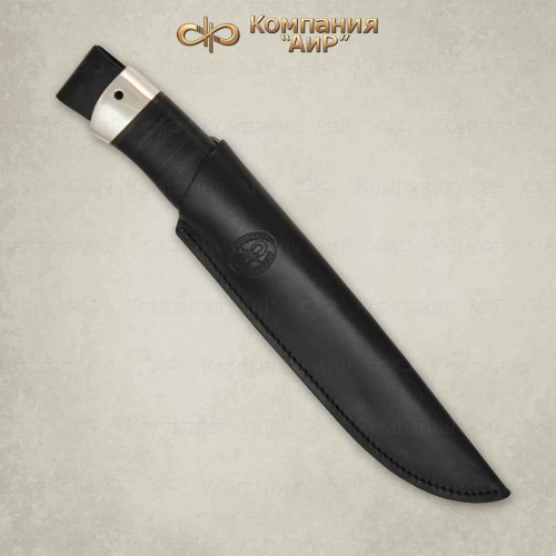 Нож Селигер АиР (кожа) дамасская сталь ZDI-1016