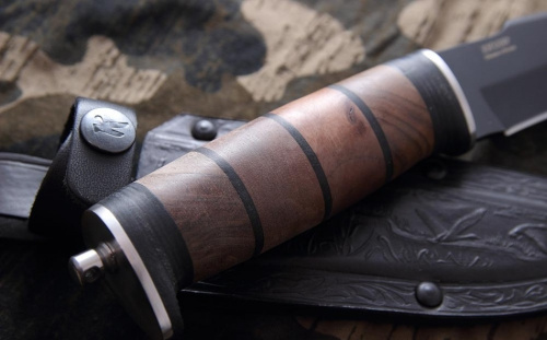 Нож Ш-5 Барс Дерево/Кожа Черный Нож Ш-5 Барс Дерево/Кожа Черный