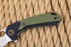 Складной нож CJRB Caldera сталь AR-RPM9, рукоять Black/Green G10