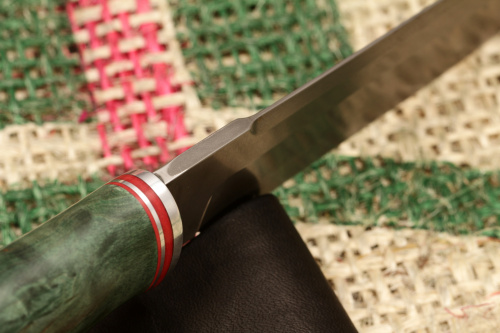 Нож Тайга (Булат, стабилизированная карельская берёза)