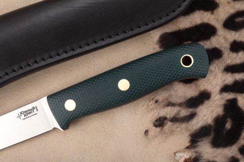 Нож Рыбацкий L N690 изумруд конвекс Южный Крест