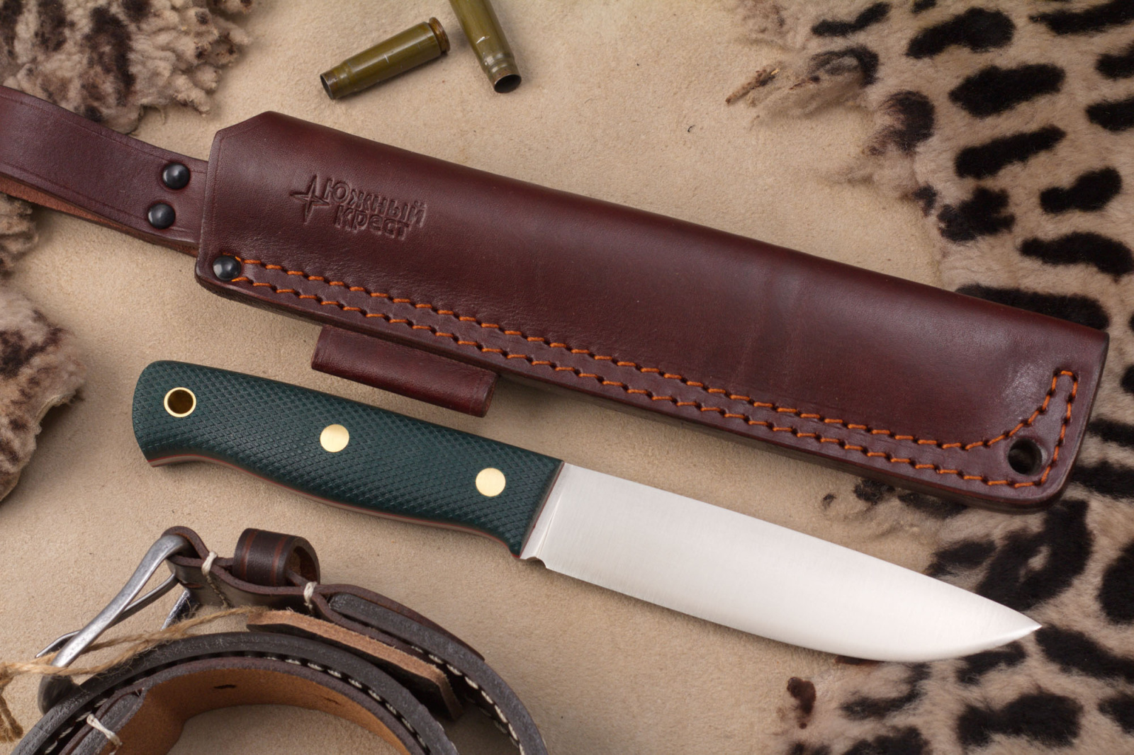 Нож Модель Х CPR изумруд конвекс Южный Крест