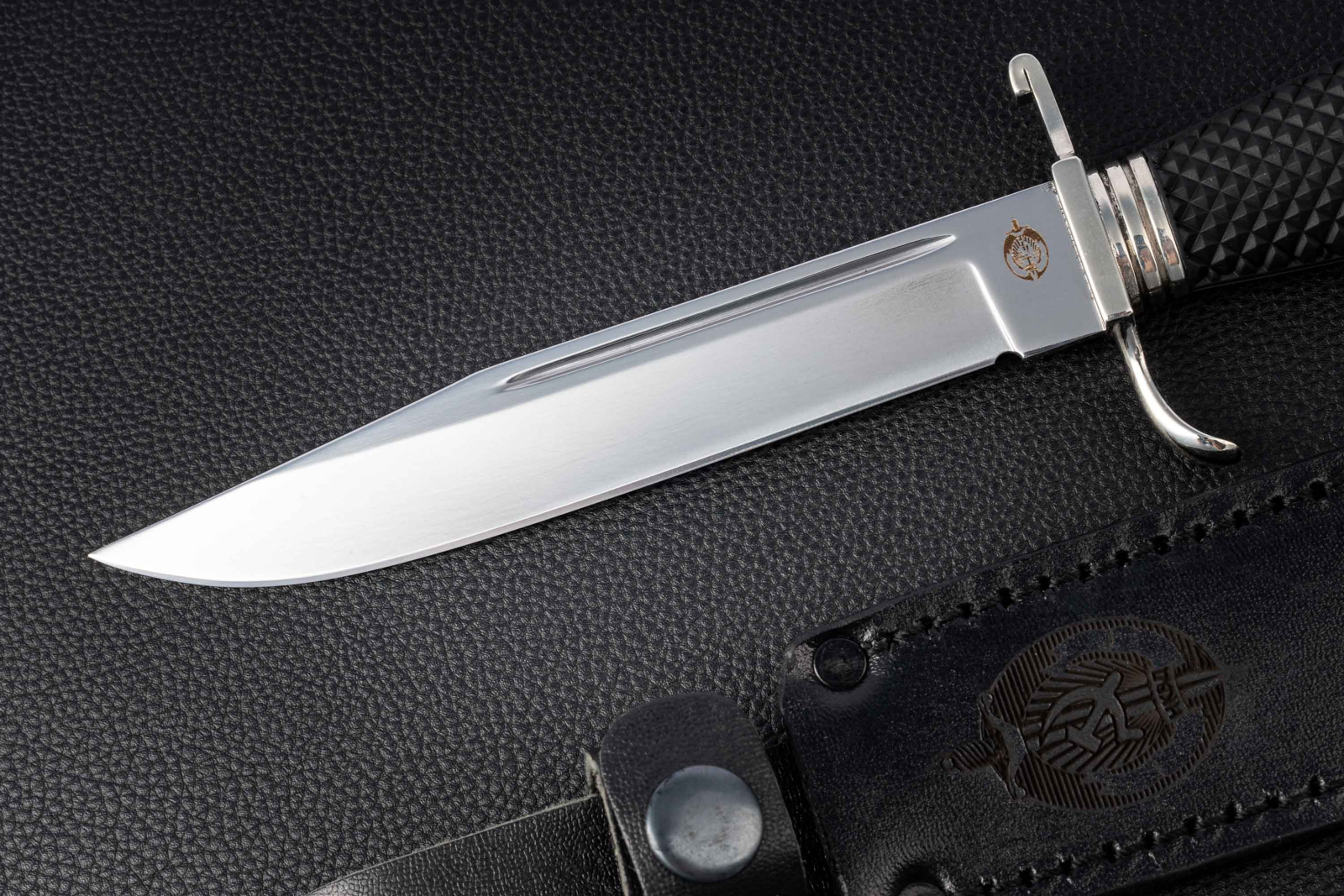 Нож Финка НКВД Х12мф эластрон черный Андреев