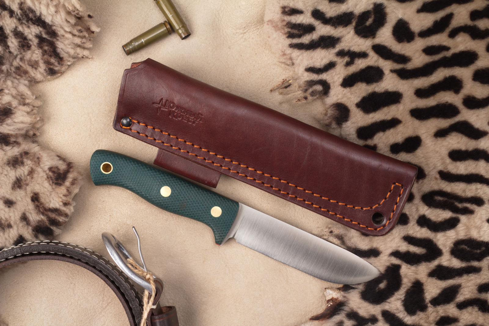 Нож Кедр CPR изумруд конвекс Южный Крест