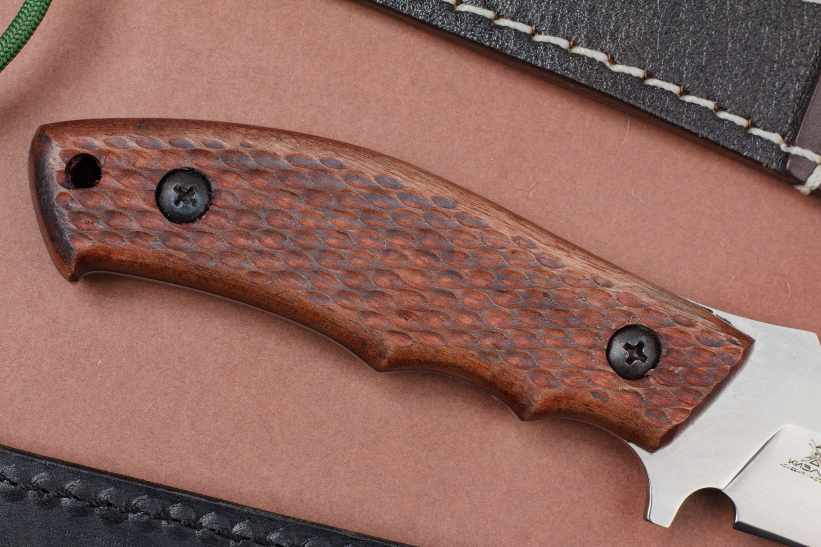 Нож Патриот Х12МФ орех Андреев д.В.