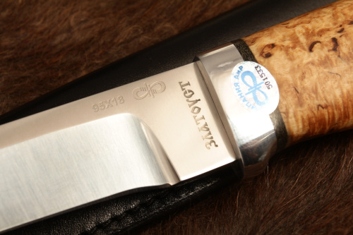 Нож Боярин (карельская береза)