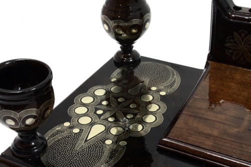 Письменный набор (унцукульская насечка)