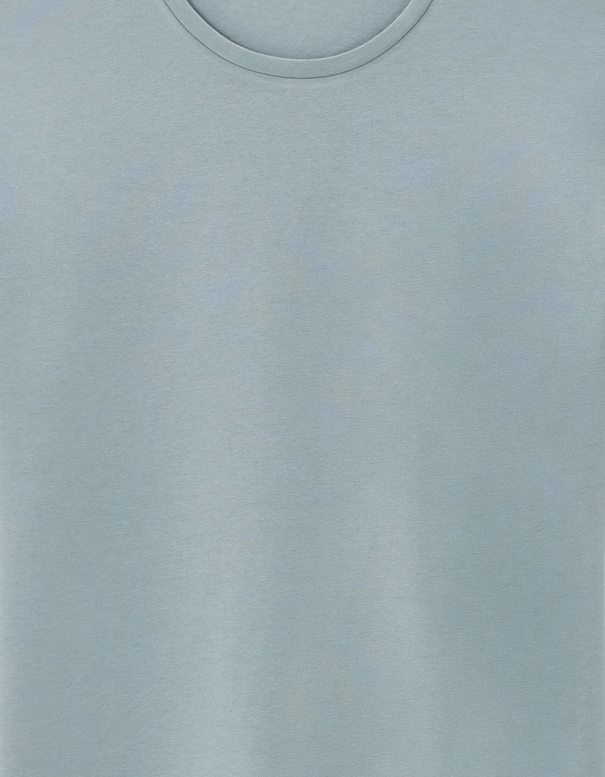  Облегающая футболка из эластичного хлопка с круглым вырезом - Green Celio