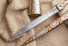 Кинжал Ирбис мельхиор крашеная Беркут Кизляр