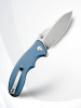 Складной нож Sencut Cybrix satin сталь 9Cr18MoV, рукоять Blue Aluminum