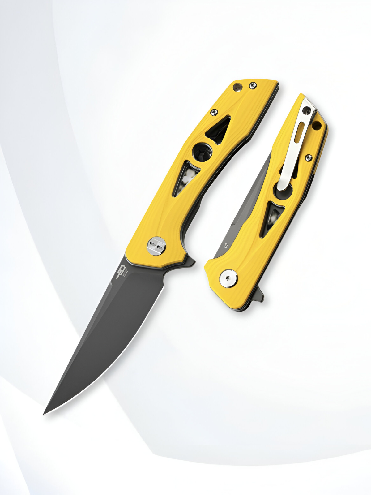 Нож складной Bestech Eye of ra Yellow