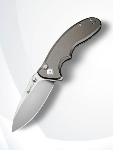 Складной нож Sencut Cybrix satin сталь 9Cr18MoV, рукоять Gray Aluminum