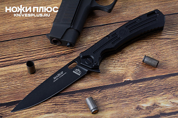 Нож складной Майор AUS-8 G10 black НОКС
