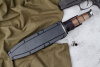 Нож КО-2 Дерево/Кожа с символикой Министерство Обороны