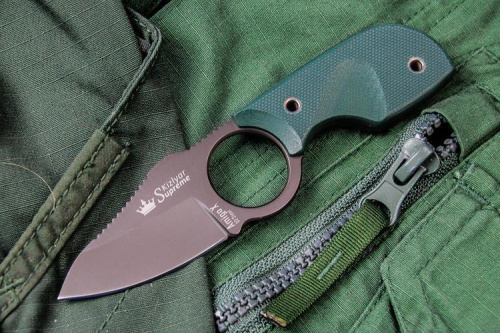 Нож шейный Amigo X D2 GT Gray